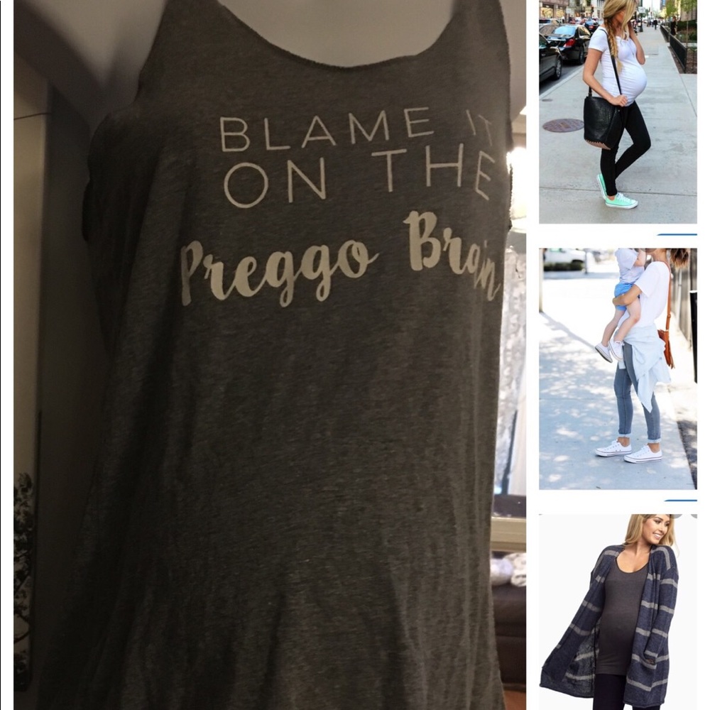 Tank maternity blame it on the preggo Brain
